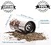 Salt and Pepper Grinder Set with Matching Stand - Adjustable Coarseness Ceramic Mill, Brushed Stainless Steel and Glass Salt & Pepper Mills Plus Extra Salt & Pepper Shakers & Ebook