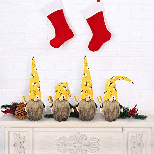 1Tomte Swedish Plush Santa Gnome, Handmade Scandinavian Tomte Santa Scandinavian Gnome for Christmas Santa Decoration Table Decor