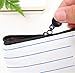 Zicome Canvas Pencil Pen Case Cosmetic Makeup Bag with Sayings, Set of 4