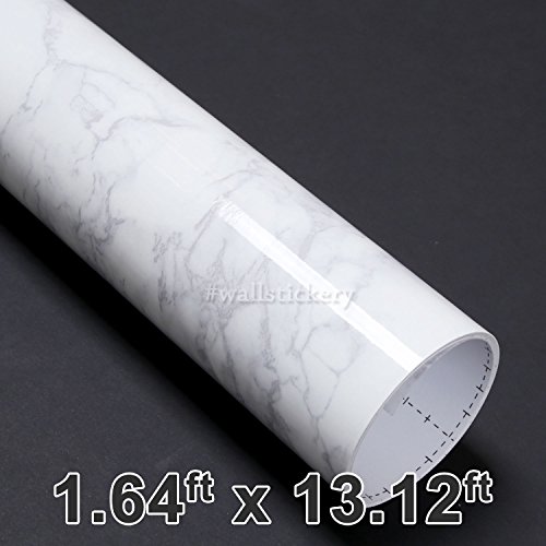 Wallstickery marble contact paper for countertop look gray granite