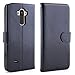 LG G Stylo Case, LK [Kickstand Feature] LG G Stylo Wallet Case, Luxury PU Leather Case Flip Cover Built-in Card Slots Stand For LG G Stylo, BLACK