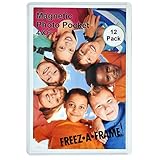 12 Pack 4 x 6 Magnetic Picture Frames Holds 4 x 6 Inches Photo for Refrigerator by Freez-A-Frame Made in the USA