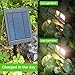 KEYNICE Solar Lights, Outdoor Solar Spotlights, IP65 Waterproof Landscape Lighting Lamp, Bright and Dark Sensing Auto On Off Security Night Lights with 2 Warm White Lights for Pathway Garden Patio