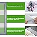 Charcoal Fiberglass Window Screen 48X99inch Adjustable Inflaming Retarding DIY Mosquito Screen Mesh with Spline Rolling Tool Anti Fly Bug Insect for Windows and Doors