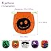 30 Pcs Halloween Drawstring Bags Shiny Black Treat Bags Stuffers Wrapping Bags Halloween Trick or Treat Party Supply Candy Gift Bags