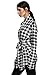 Zeagoo Womens Plaid Houndstooth Pattern Coat Knitwear Cardigan Spring Jacket