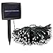 Solar String Lights 200LED 65ft Outdoor Waterproof Fairy Lights Landscape Flashing Lighting for Garden Patio Lawn Path Xmas Wedding Party Holiday Seasonal Decoration (White)