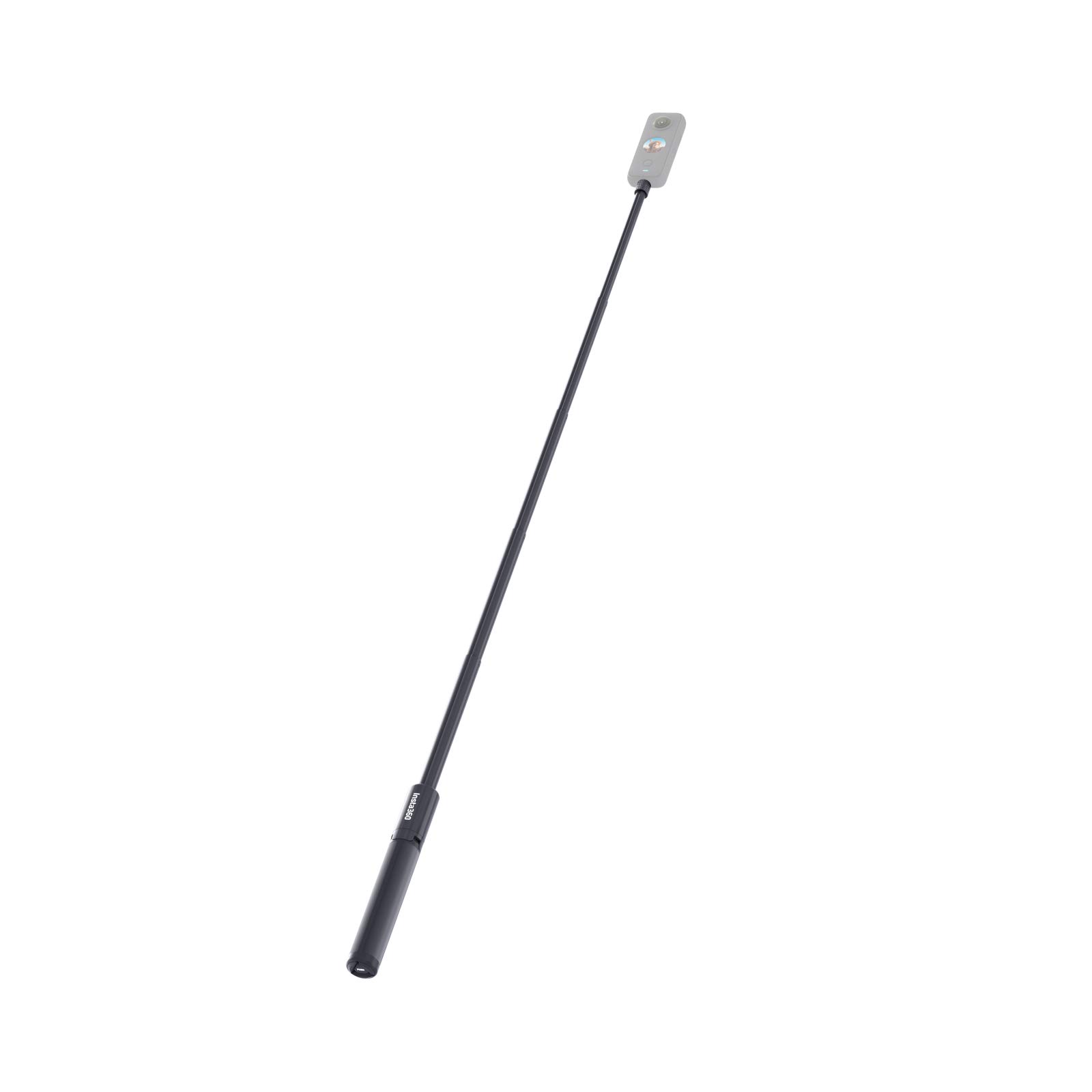Insta360 2-in-1 Invisible Selfie Stick + Tripod, Aluminum Alloy Invisible Pole and Tripod, Compatible with Insta360 Ace, Ace Pro, Ace Pro 2, GO Ultra, GO 3S, ONE X2, X3, X4, X5 Action Cameras, Black