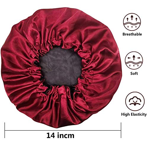 Satin-Bonnets-Adjustable-satin-bonnets-for-women-Double-Layer-Large-Sleeping-Silk-Bonnet-Soft-Sleep-Bonnet-For-Women-Girls-Curly-Natural-Hair-Night-Sleep-Cap