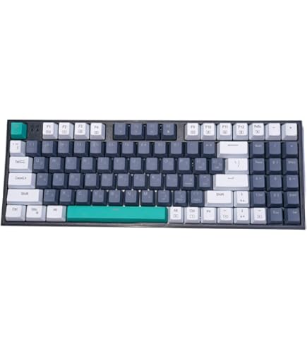 Teclado mecânico RGB retroiluminado por LED USB - Teclas redondas