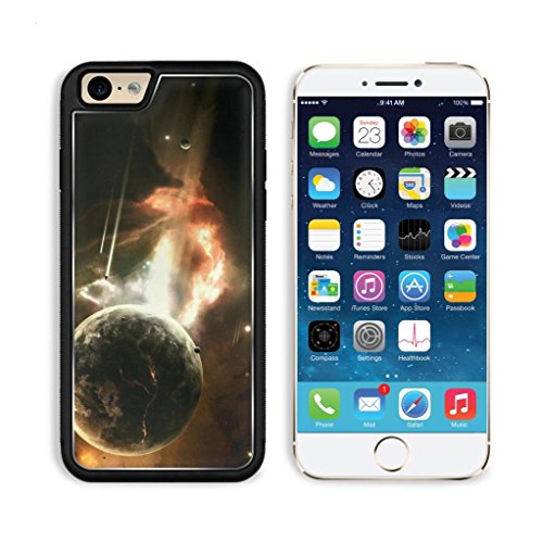 Galaxy Moons Scifi Stars Universe Apple iPhone 6 TPU Snap Cover Premium Aluminium Design Back Plate Case Customized Made to Order Support Ready Luxlady iPhone_6 Professional Case Touch Accessories Graphic Covers Designed Model Sleeve HD Template Wallpaper Photo Jacket Wifi Luxury Protector Wireless Cellphone Cell Phone