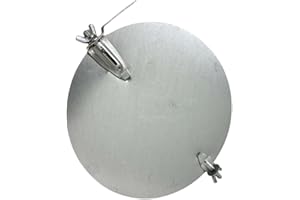 F AND L ALUMINUM PARTS F&L Industries 10" Galvanized Duct Volume Damper with Quad Lever | FLD10 – Durable HVAC Airflow Control for Venting, Heating, Cooling & Exhaust Duct Applications