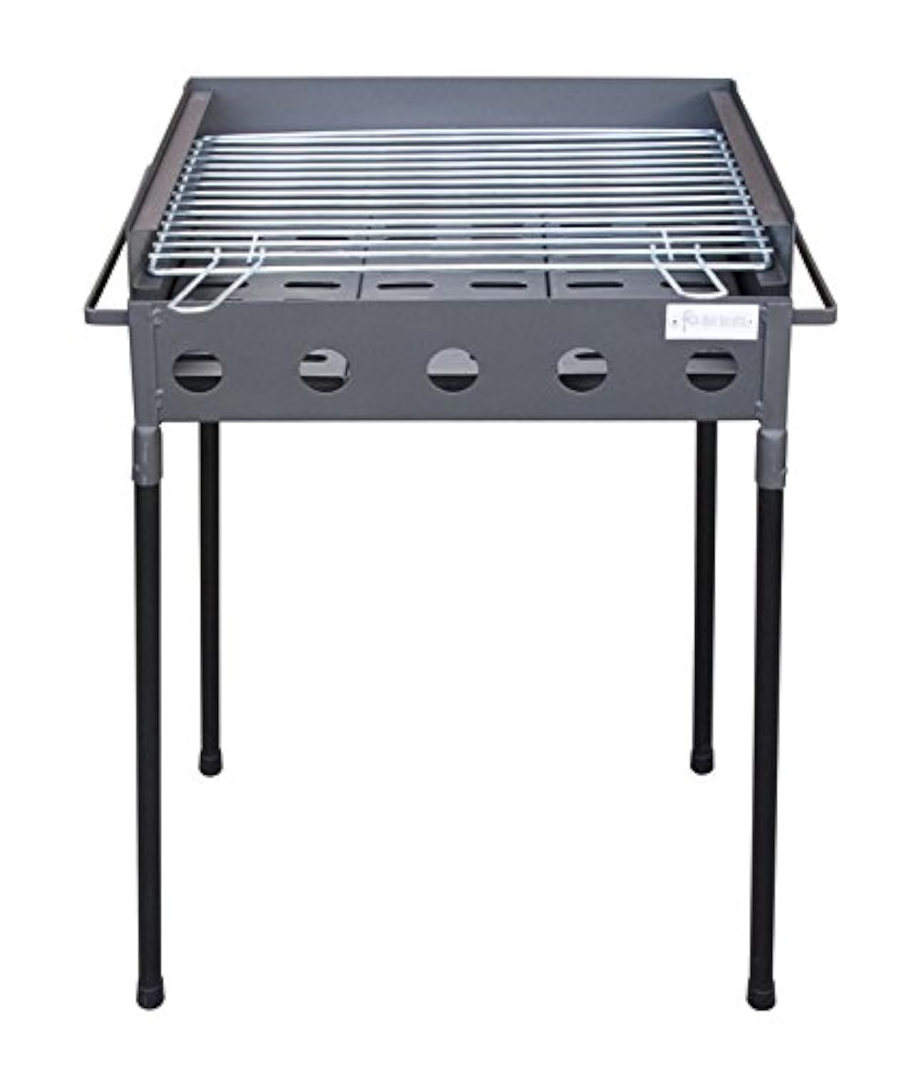 Flowers Cortez – Barbecue with Brackets, Black 51 x 33 x 62 cm Black