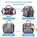 WiseLife Lunch Box Insulated Lunch Bag for Women Adult Waterproof Leakproof Lunch Tote Large Picnic Bag with Shoulder Strap and Net Pockets for Water Bottle Thermal Lunch Cooler Bag for Work School