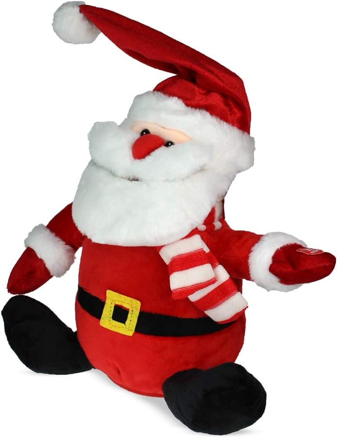Immagini Animate Di Babbo Natale.Mostromania Babbo Natale Con Effetto Sonoro E Cappello Danzante Decorazioni Natalizie Animate Babbo Natale Musicale Addobbi Natalizi Divertenti Amazon It Giochi E Giocattoli