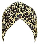 I VVEEL Women's Ruffle Chemo Hat Beanie Turban Headwear for Cancer Patients