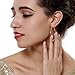 50mm Big Round Endless Hoop Earrings For Women Fashion Jewelry (yellow gold)