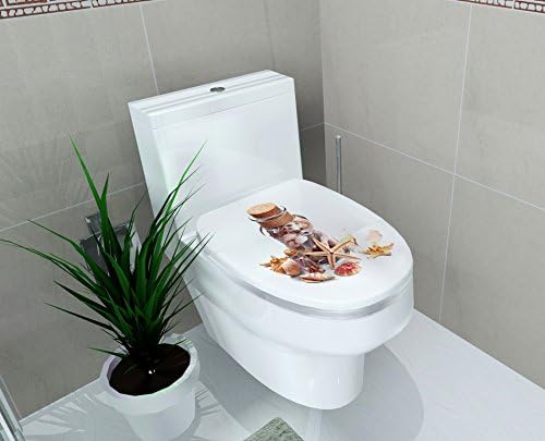 Cutelyn Home Decor Toilet Seat Cover Decor Sticker Gift (TL5)