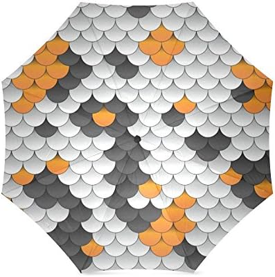 Japanese Fancy Carp Koi Fish Custom Folding Portable Outdoor Rain /Sun Umbrella Beach Travel Shade Sunscreen For Women/Men