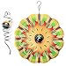Patio Eden - Beautiful Hanging Sun Wind Spinner - Decorative Outdoor 3-D Kinetic Twisting Decor - Perfect Housewarming Present