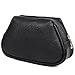 Cosmetic Bag,Travel Makeup Bags With Multifunction Organizer Mesh Pockets (Black)