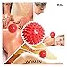 Massage Ball - Spiky for Deep Tissue Foot, Back, Plantar Fasciitis & All Over Body Deep Tissue Muscle Therapy-Includes Instructions,Carry Bag
