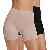 WOWENY Anti Chafing Slip Shorts for Under Dresses Underwear for Women Thigh Bands