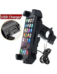 Leepiya   Soporte universal para teléfono móvil para Apple iPhone, Samsung Galaxy, LG, HTC, Nexus y GPS Navegadores, 3,5 6,5" abrazadera ajustable