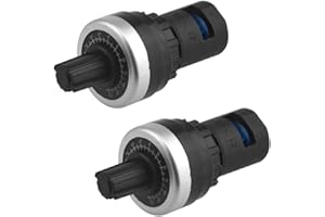 WMYCONGCONG 2 PCS LA42DWQ-22 22mm 10K Ohm Variable Speed Drive Potentiometer Rotary Potentiometer Inverter Converter (10K)