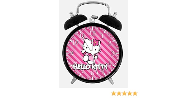 Hello Kitty Alarm Desk Clock 3 75 Room Decor W23 Nice For Gifts