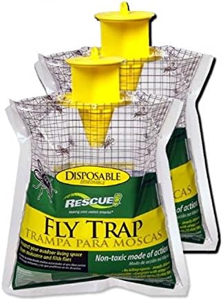 Miohy Disposable Fly Trap Fly Catcher Control Trap with Attractant Outdoor