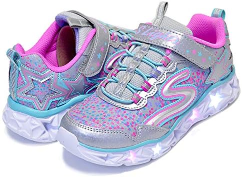 Amazon スケッチャーズ エスライツ ギャラクシーライツ S Lights Galaxy Lights Silver Multi 109l キッズシューズ 子供靴 シルバー マルチ ライト 光る 21cm 並行輸入品 Skechers スケッチャーズ 運動靴 スニーカー