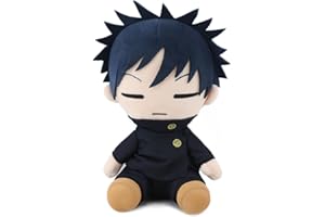 LUNK Fushiguro Megumi Plush Figure,Anime Stuffed Pillow,Large Soft Throw Pillow, Cartoon Cuddle Figurine Cushion for Hugging 