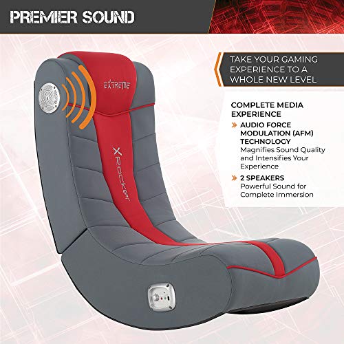 X Rocker Extreme III 2.0 Gaming Rocker Chair with Audio System, 26 x 17