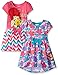 Disney Little Girls' Toddler 2 Pack Ariel The Little Mermaid Dresses, Pink, 3T