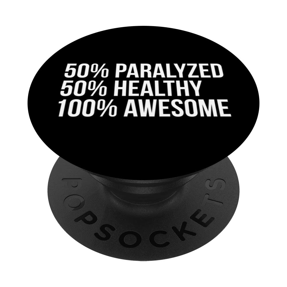 Wheelchair Disability - Awesome - Paraplegic PopSockets Swappable PopGrip