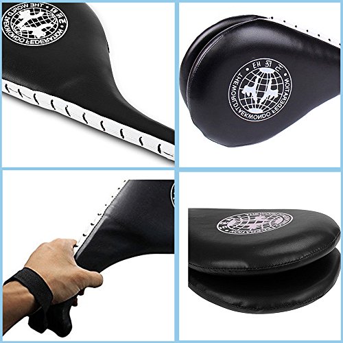 BreaDeep Durable Taekwondo Karate Kickboxing TKD Kicking Pad Practice Kick Target Training -Black - Thumbnail 5