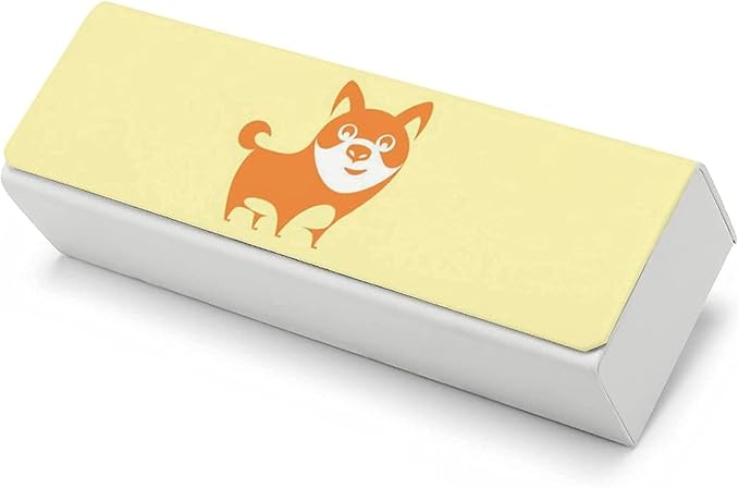 Amazon 柴犬 動物柄 犬柄 メガネケース 眼鏡ケース ハード眼鏡 コンパクト メガネボックス 多用途ケース アクセサリーケース 軽量 おしゃれ 高級 レザー かわいい アニメ キャラクター グッズ 眼鏡小物 通販