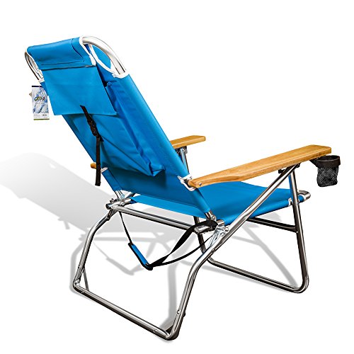 copa Deluxe Comfort Beach and Camping Chair 13.4″ Height 3 Position