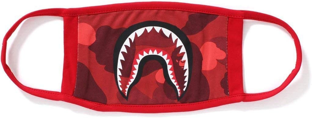 Shark Face Mouth Mask Bape Cotton Fashion Anti-dust Half Mouth Masks