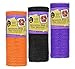 3 Pack Crafter's Corner Decorative Mesh - Black, Purple and Orange with Metallic Strands - 6 in. x 5 yds Each