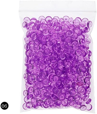 CALISTOUK Fishbowl Beads DIY Slime Decoration 7mm Diameter For Craft Tools Purple
