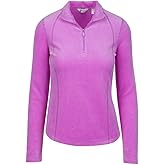 Greg Norman Women's 1/4-zip Pique Velour Pullover