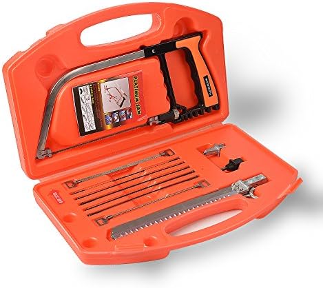 Veego Magic Handsaws Set, HSS 12-Inch 12pcs/set DIY Multi Purpose Bow Saw for Wood Working, Kitchen, Glass,Tile, Wood, Metal, Plastic