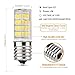 E17 LED Bulb Microwave Oven Light, T7 T8 Intermediate Base LED Appliance Bulb T8 T7 Lightbulb, Warm White 3000K,dimmable, 4W (40W Halogen Bulb Equivalent),110 volt-130v,52x2835SMD (2- Pack)