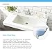 O2018-White Overmount Porcelain Bathroom Sink, Sink Only