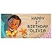 Baby Moana Birthday Banner Personalized Party Backdrop Decoration
