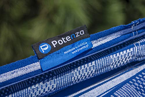 Potenza Outdoor Hängematte Mit Gestell Für 2 Personen Pereira 100% Baumwolle Hängematte XL 220x140 160kg… – Bild 4