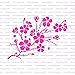 Cherry Blossom Stencil - Reusable Stencils for Painting - Mylar Stencil for Crafts and Decorations