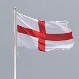 SHATCHI 5ft x 3ft England National Flag 152cm x 91cm with Eyelets Polyester view 9